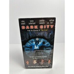 Dark City VHS 1998 Sealed Jennifer Connelly Sci Fi Suspense Thriller